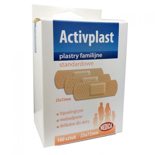 Activplast Plastry familijne standardowe 100 szt