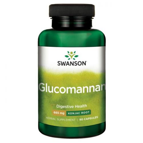 Swanson Glukomannan 665 Mg 90 K